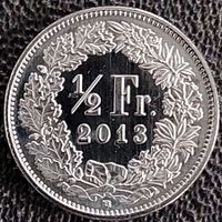 50 Rappen 2013 stgl. / aus Münzsatz