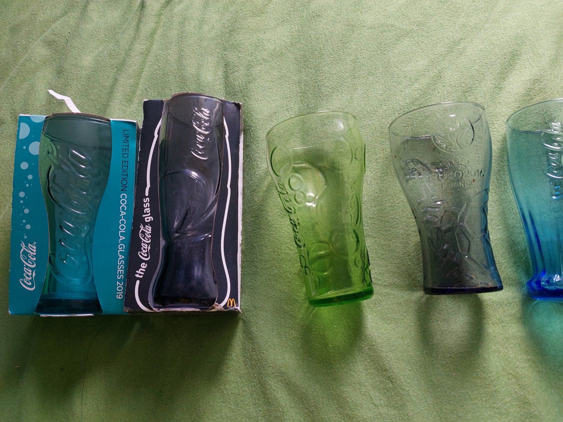 Coca-Cola Bicchieri: lot de 30 verre Coca Cola pour collection, décoration, usage – Nuovo (secondo la descrizione) da Lausanne venduto da Thy19 1