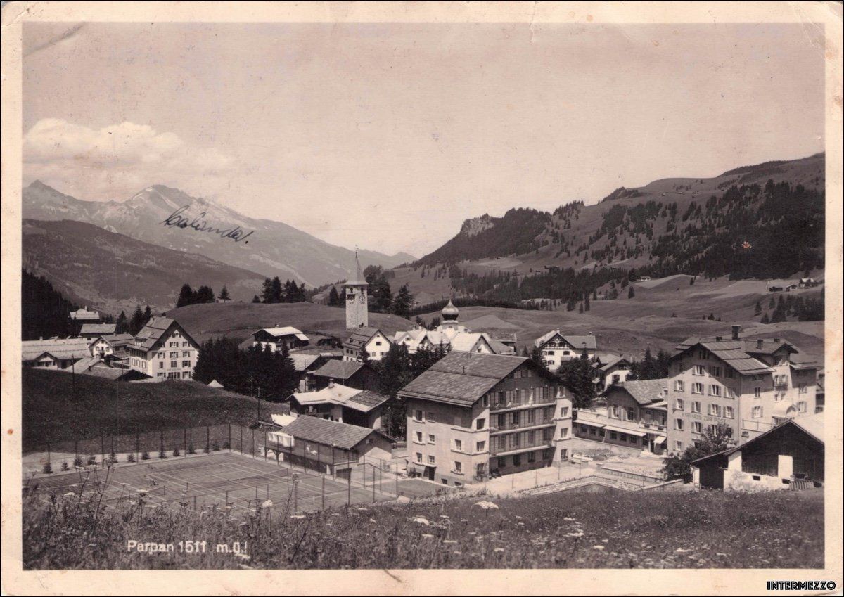 Cartoline postali: Parpan GR // 1930 Gesamtansicht 1930 – Usato da Basel venduto da intermezzo12
