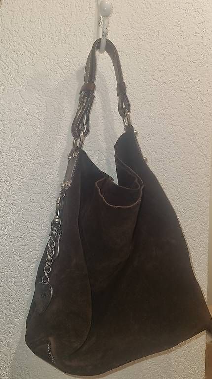 Borse da donna: Sac a main en Daim brun NAVYBOOT – Usato da Prangins venduto da man_s5pp