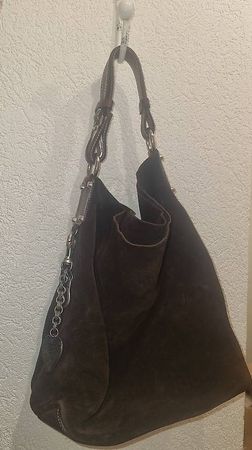 Sac a main en Daim brun NAVYBOOT
