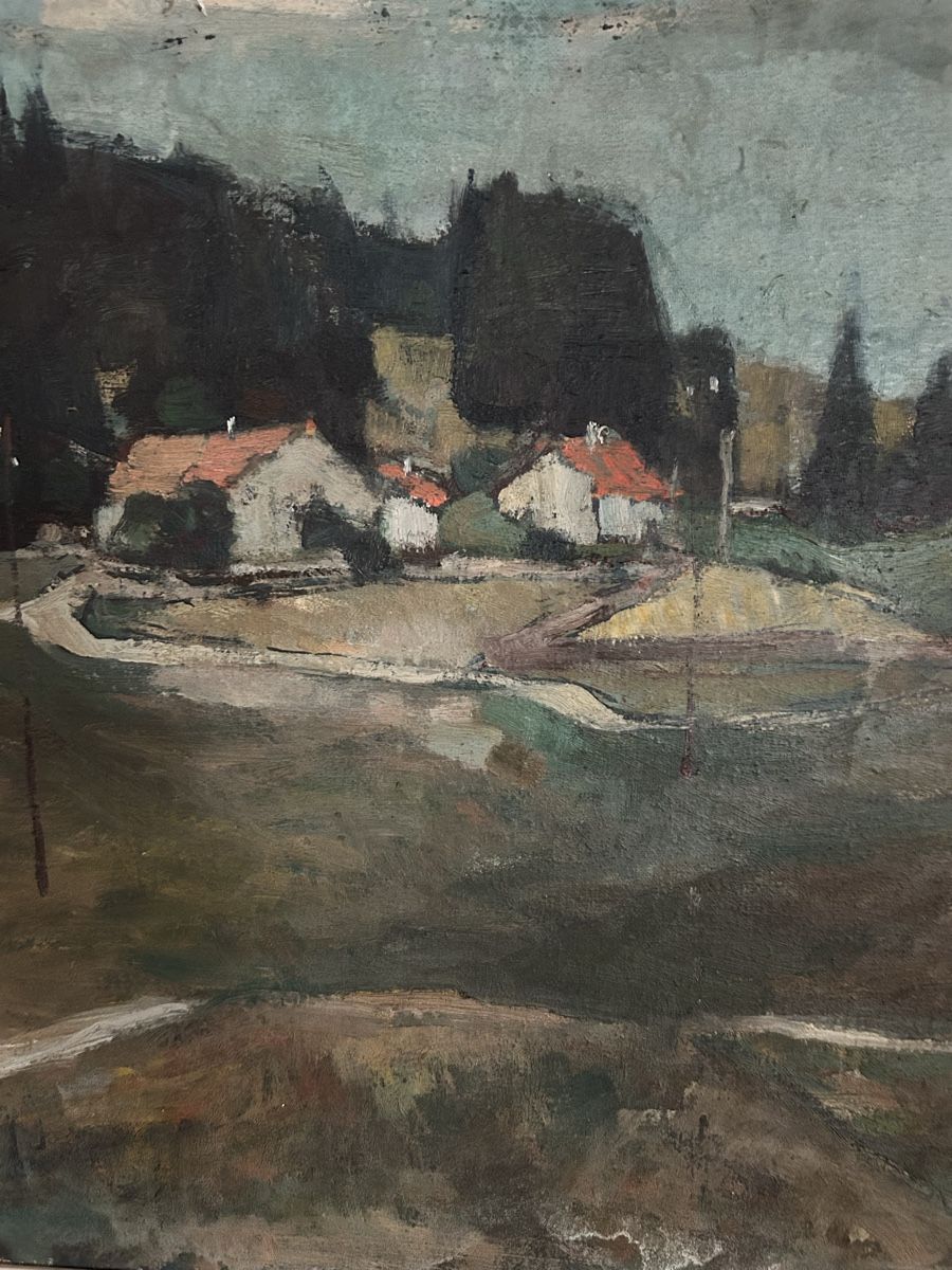 Gemälde: Ernst Baumann Großes Landschaftsgemälde Schweizer Kunst – Gebraucht aus Frauenfeld von Colonia64 2