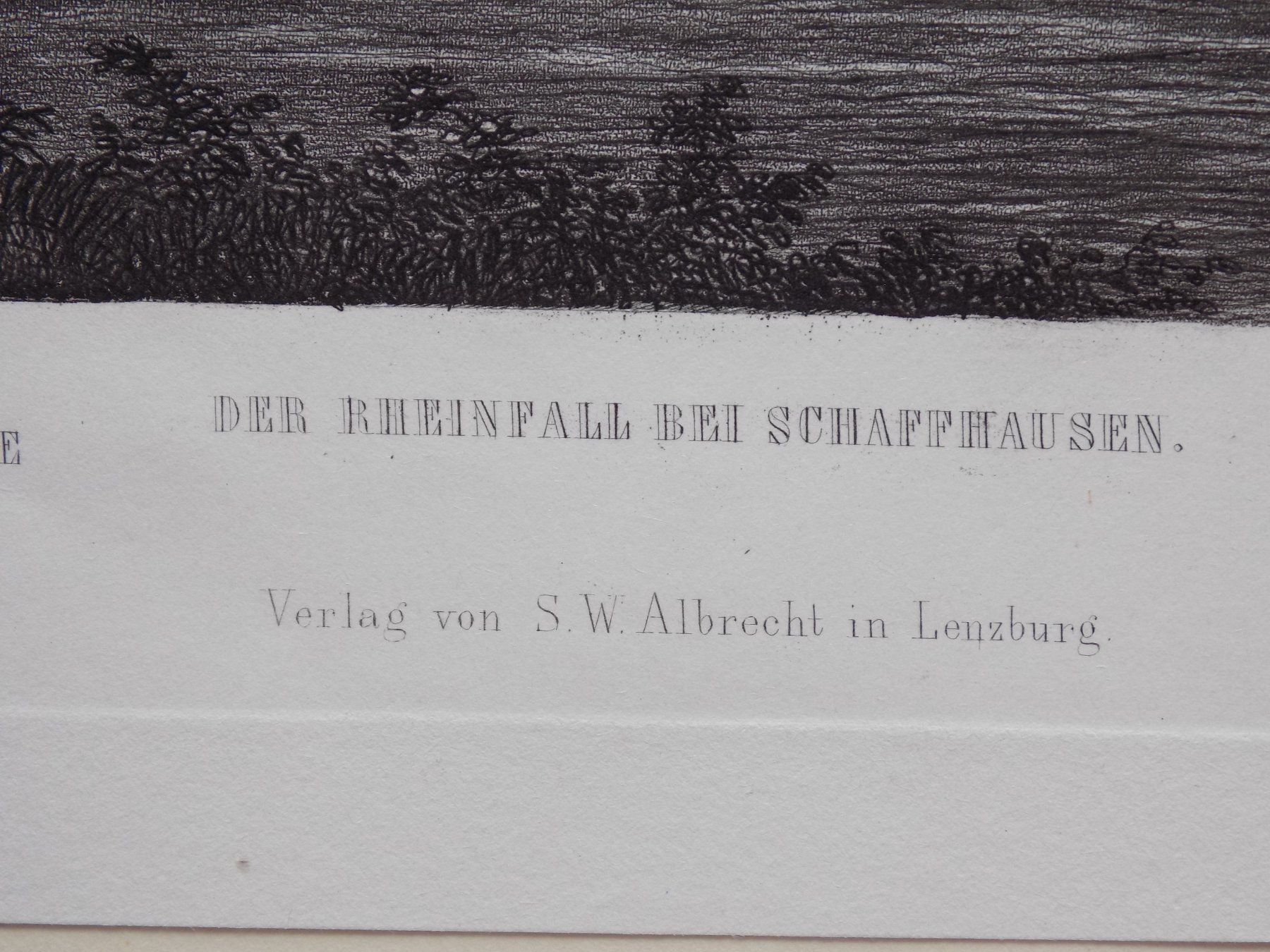 Gravures: Rheinfall Schaffhausen – D'occasion à Risch par Rischli15 2