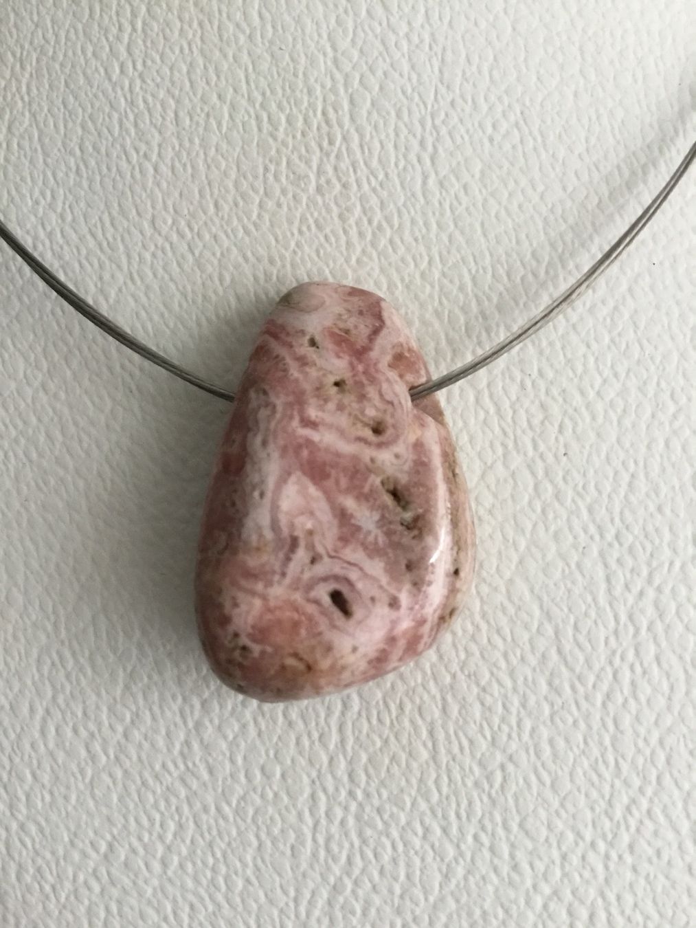 Minerali & Pietre curative: Anhänger Rhodochrosit Heilstein – Nuovo e nell'imballaggio originale da Doppleschwand venduto da lapis106