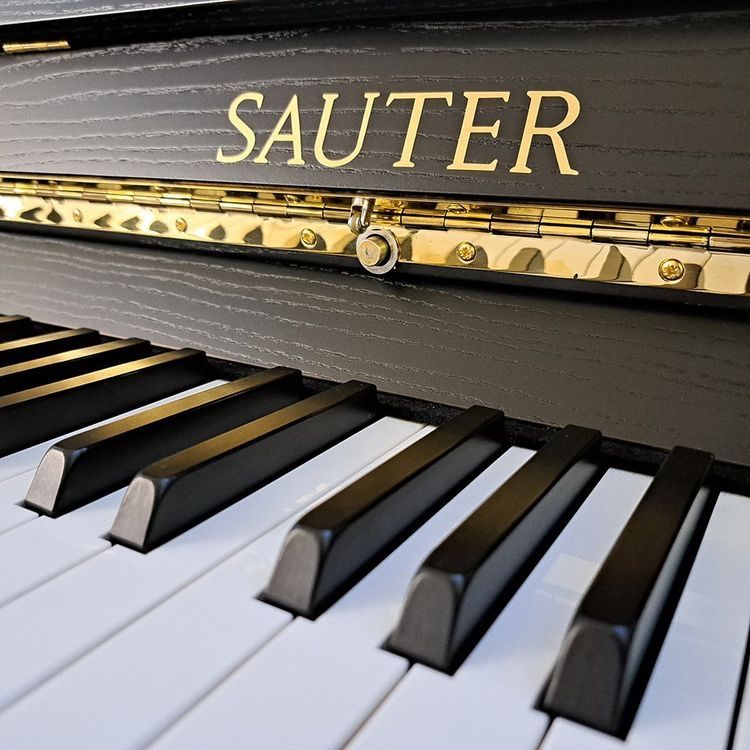 Musikinstrumente: Schulpiano 116 schwarz satiniert - Ausstellungsmodell – Neu (gemäss Beschreibung) aus Ittigen von KrompholzMusik 1