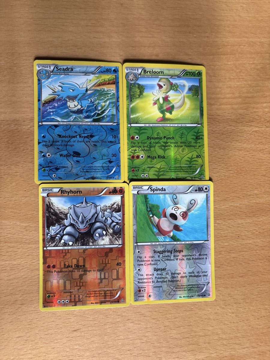 Pokémon Cartes à collectionner: 4 Pokemon Karten Holo – D'occasion à Balsthal par Sven.sch