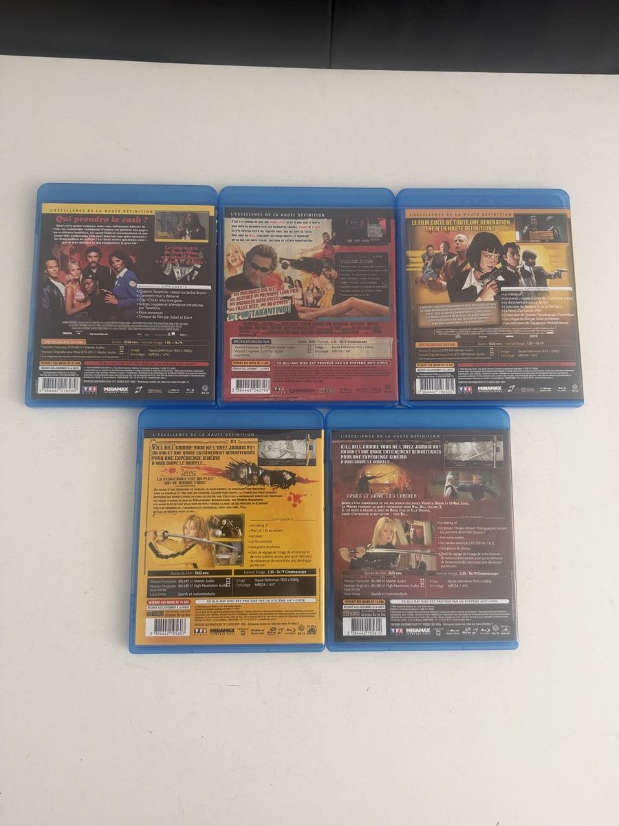 Alle DVDs: Lot Blu-ray Quentin Tarantino - 5 films – Gebraucht aus Genève von sho_67qj 1
