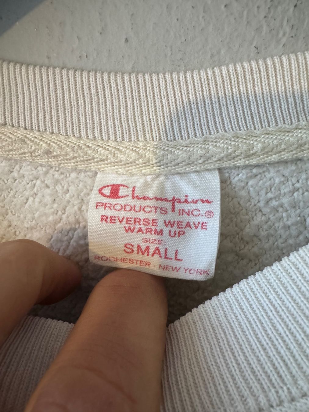Champion Maglioni & Felpe: Champion Crewneck Reverse warm up Weave Size S – Usato da Neuchâtel venduto da _Easy_to_Find_ 4