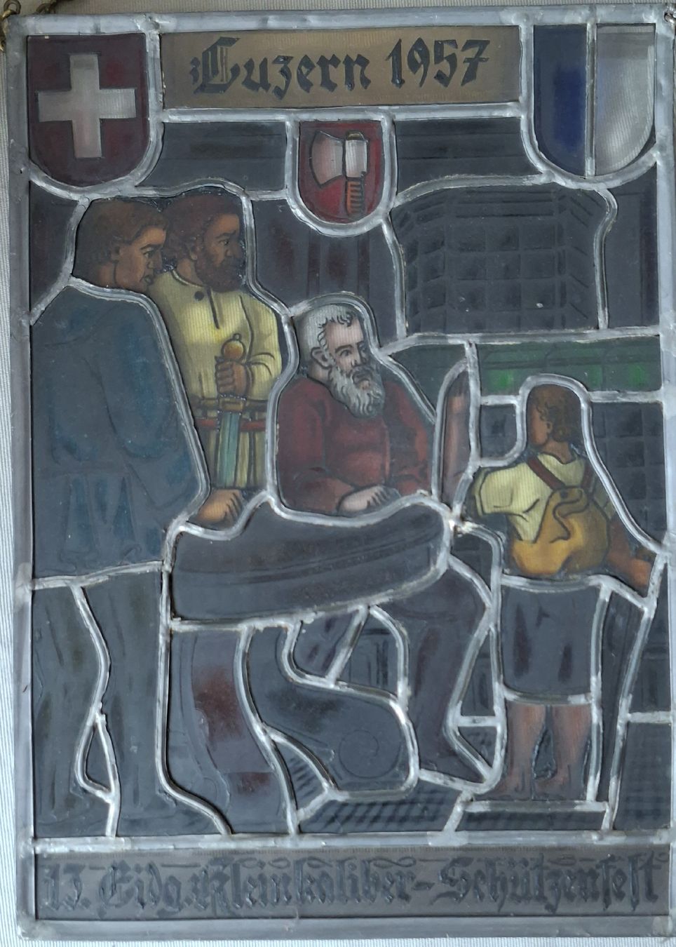 Altro in Antiquarato & Arte: Wappenscheibe Luzern 1957 – Usato da Greifensee venduto da rodolfo25