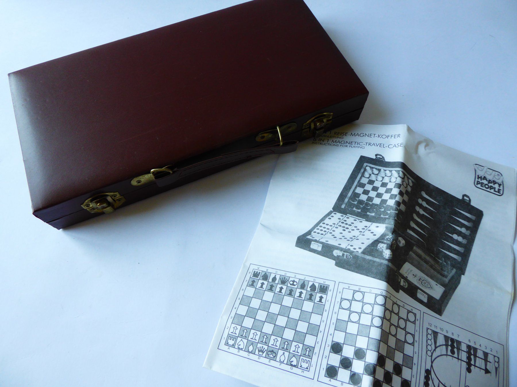 Giochi: 6 Magnetic Reisespiel Schach, Backgammon, Dame, Cribbage... – Usato da Turbenthal venduto da Panau 1