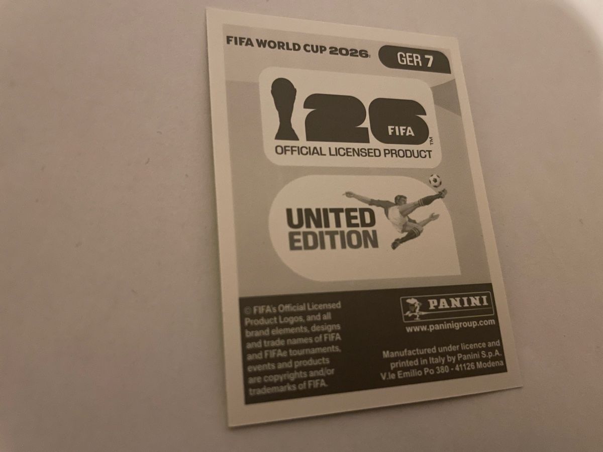 Panini Carte collezionabili: FIFA WM 2026 Waldemar Anton GER 7 – Nuovo (secondo la descrizione) da Winterthur venduto da Cobraforce 1