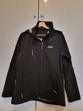 OWNEY Hundehalter Outdoor Softshell Jacke, Schwarz, Gr. L