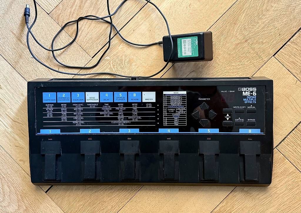 Strumenti musicali: BOSS ME-6 Vintage Guitar Multi-effects  – Usato da Vevey venduto da Turbobiznis