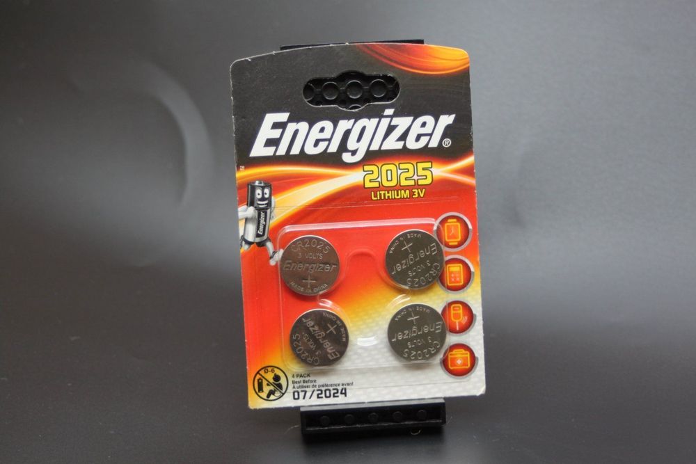4 Knopfzellen Energizer Typ CR 2025 07/2024 Kaufen auf Ricardo