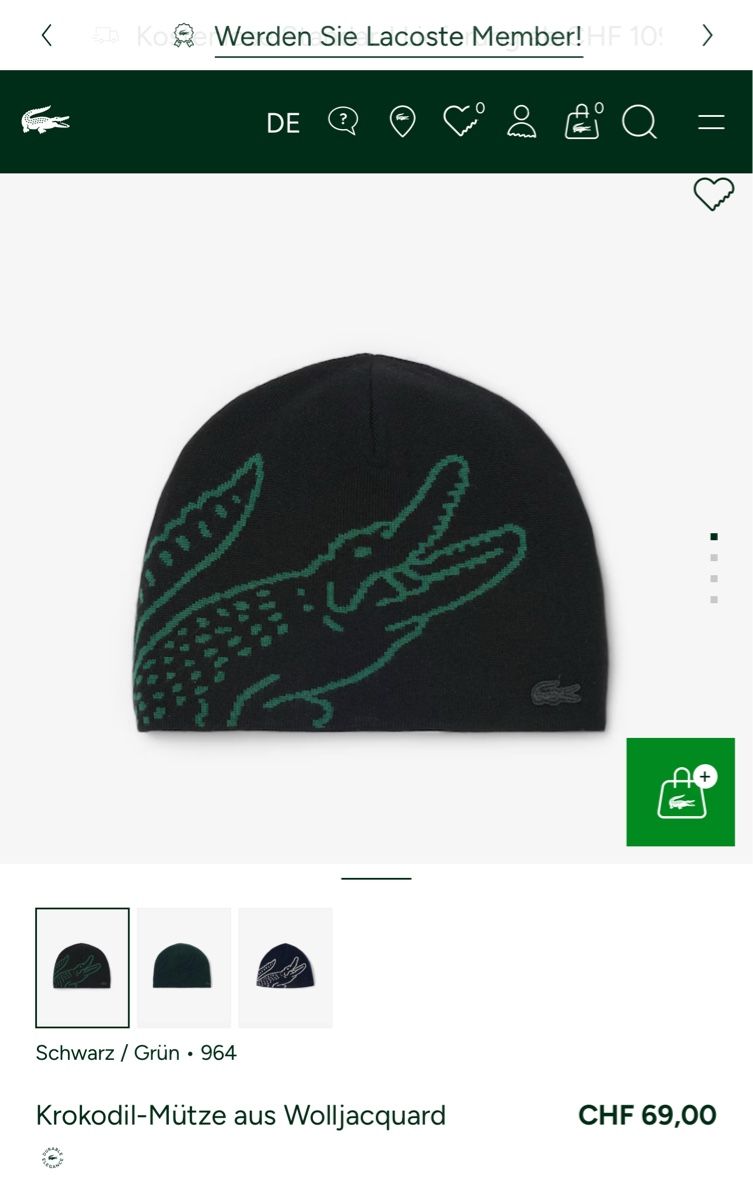 Lacoste Chapeaux, bonnets & casquettes: Lacoste Mütze – Neuf (Voir description) à Maienfeld par tobeyl2020