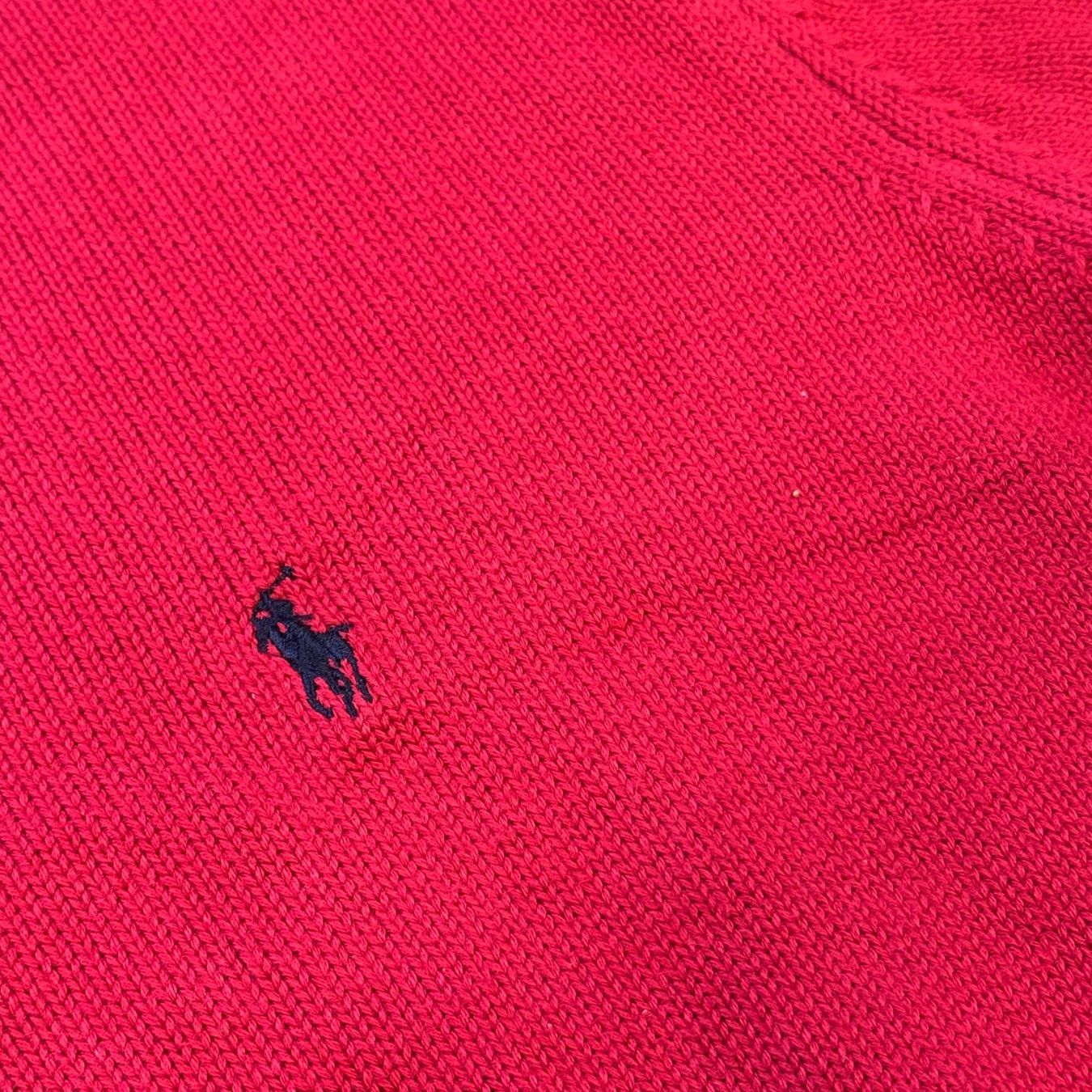 Polo Ralph Lauren Maglioni & Felpe: Polo Ralph Lauren red knitted sweatshirt Strickpullover pull – Usato da St. Gallen venduto da sourced_limited 3