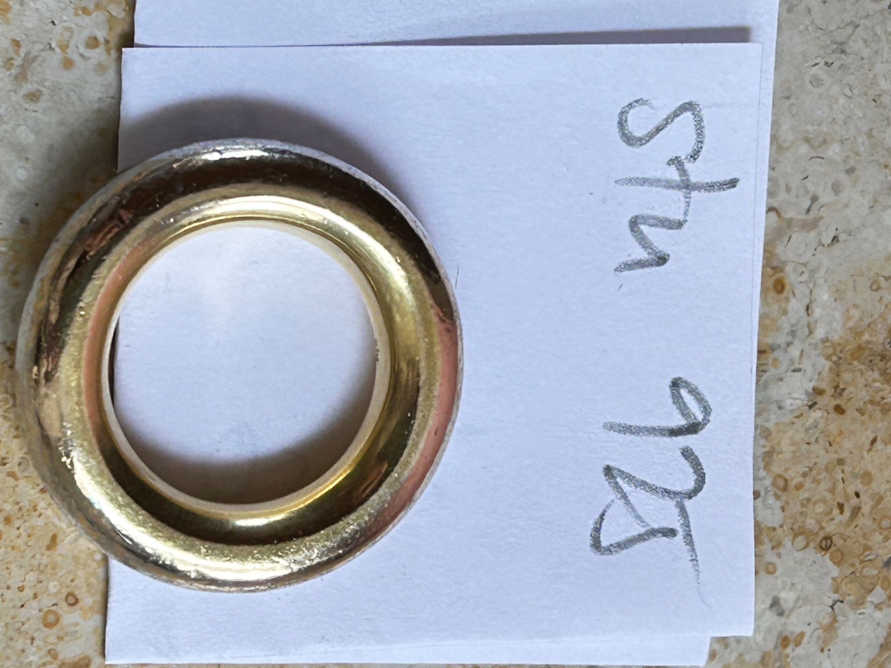 Anelli: Schicker Ring Silber Gold Vintage Gr. 57 – Usato da Dittingen venduto da Bellevista 4