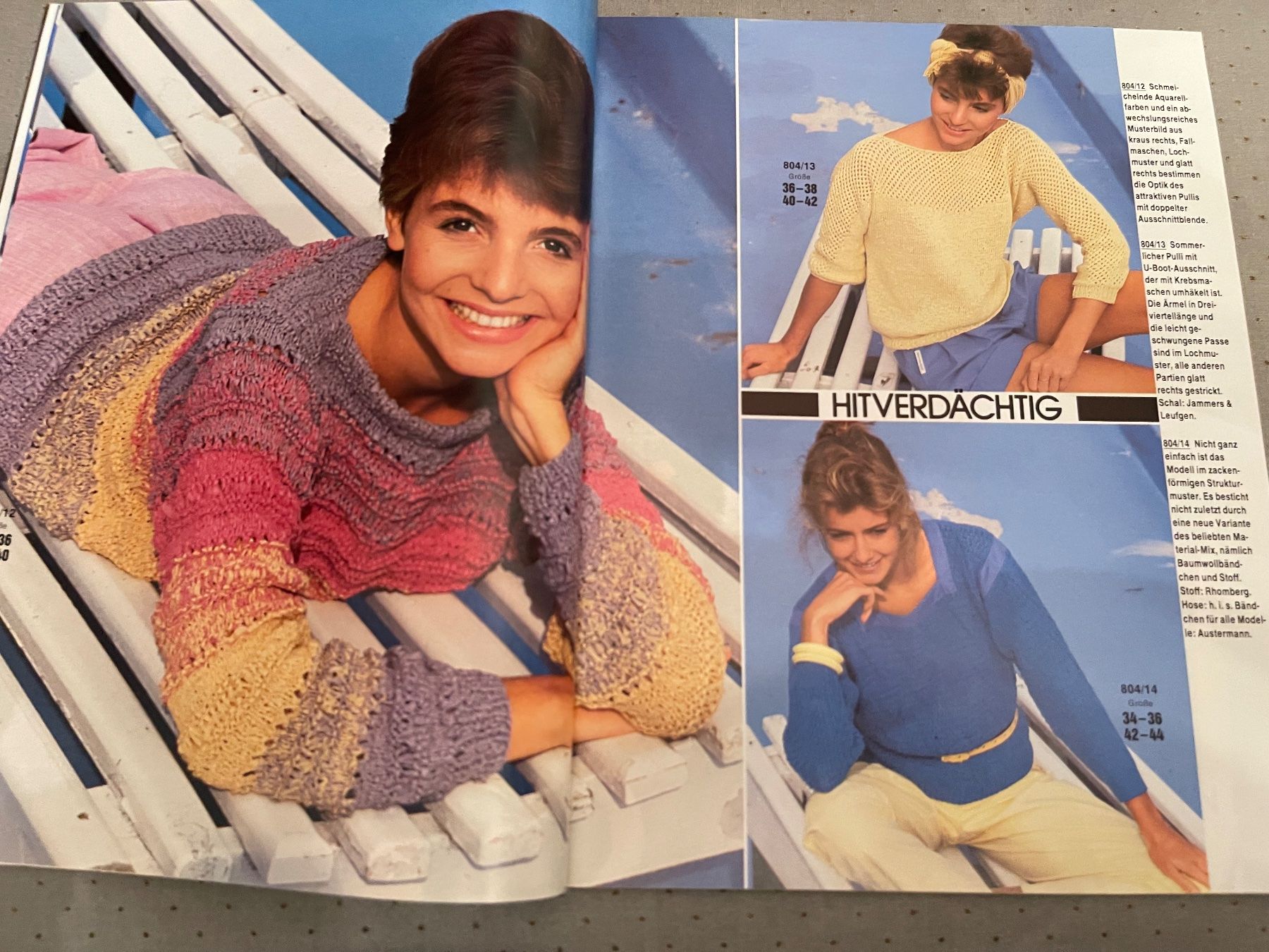 Cartamodelli: Strickheft Burda Spezial, 43 Damenmodelle, 1985 – Usato da Meggen venduto da tulipe21 4