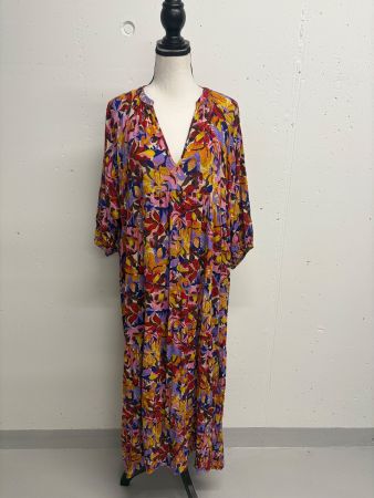 Dea Kudibal Maxikleid Gr. S Viskose bunt Muster Kleid