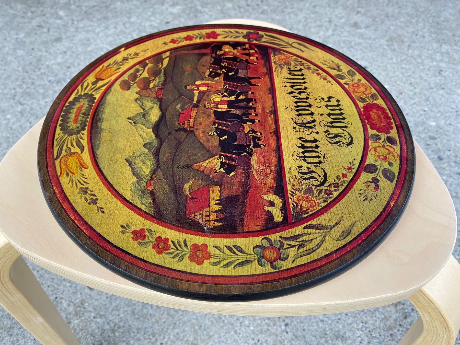 Campanacci mucche: schöner Holzteller Appenzeller Käse – Usato da Feldbach venduto da Olive1 4