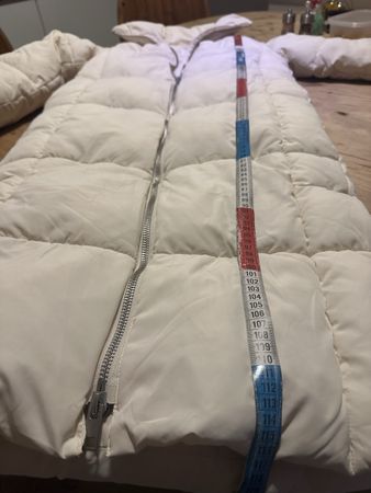 Monki langer Steppmantel creme Grösse XXS sehr gut.