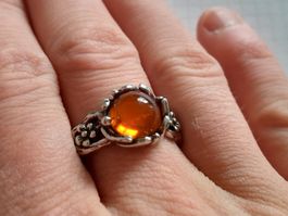 Ring mit Zirkonia, 5.4g, size 9 (59)