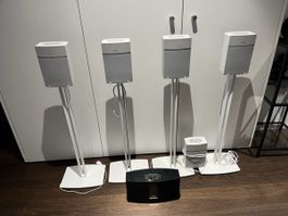 Bose SoundTouch 20 Set – 5 Lautsprecher + 4 Ständer + Basis
