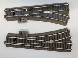 2er Set Trix H0 621117 +  611218Weichen re und li