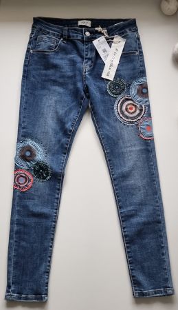 NEU OVP S M 36 38 HaYLI'S cropped Jeans stretch Desigual Sty