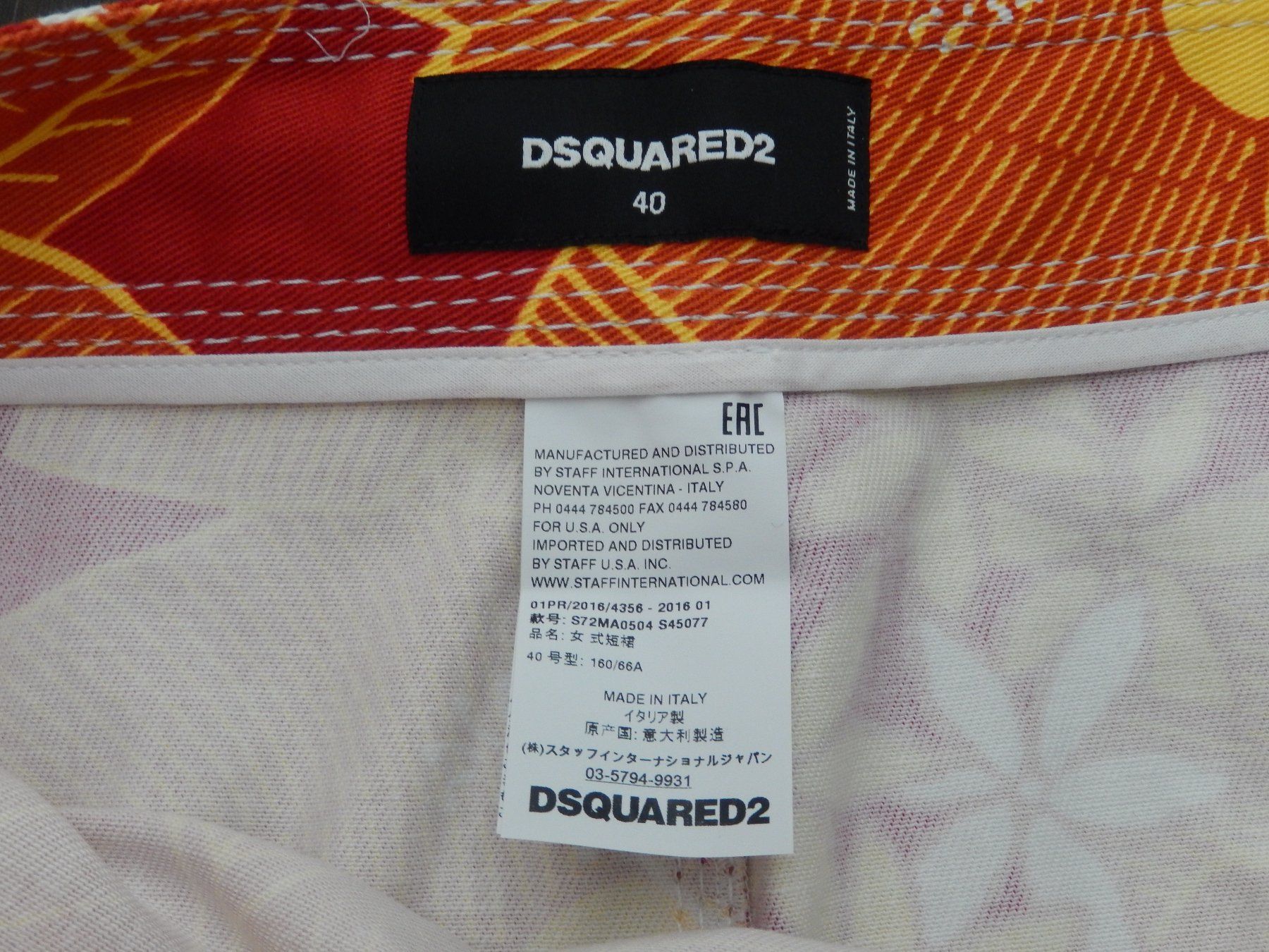 Dsquared2 Gonne: Orig. DSQUARED  Minirock m. Print Gr. 36 – Usato da Tuggen venduto da vivira 9