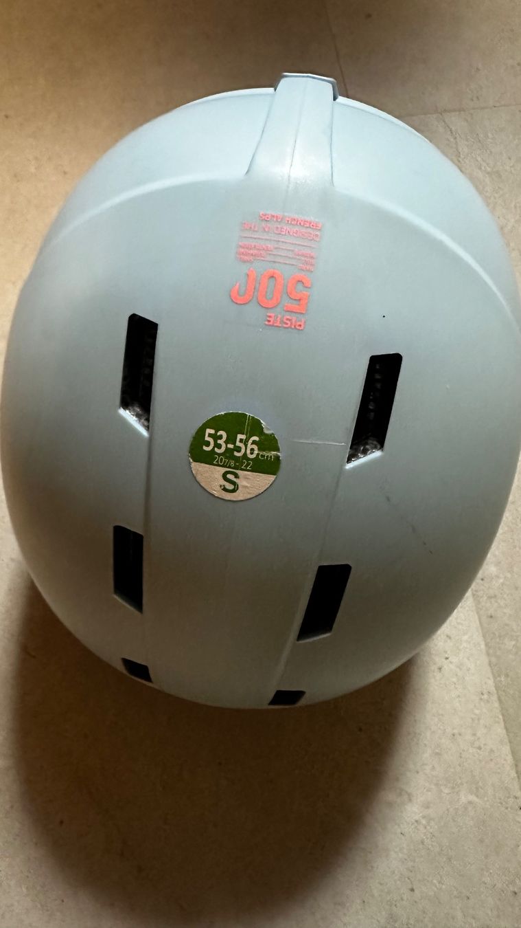 Decathlon Caschi: Skihelm wedze hellblau 53-56 – Usato da Schönenbuch venduto da marisli80 2