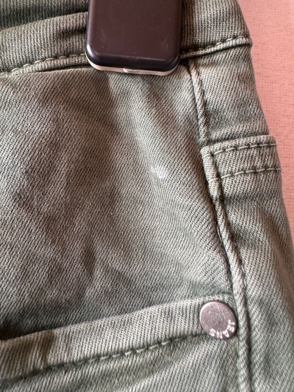 Jeans: Mintgrüne Jeans Gr. S – Usato da Grosswangen venduto da second_hand_dress 3