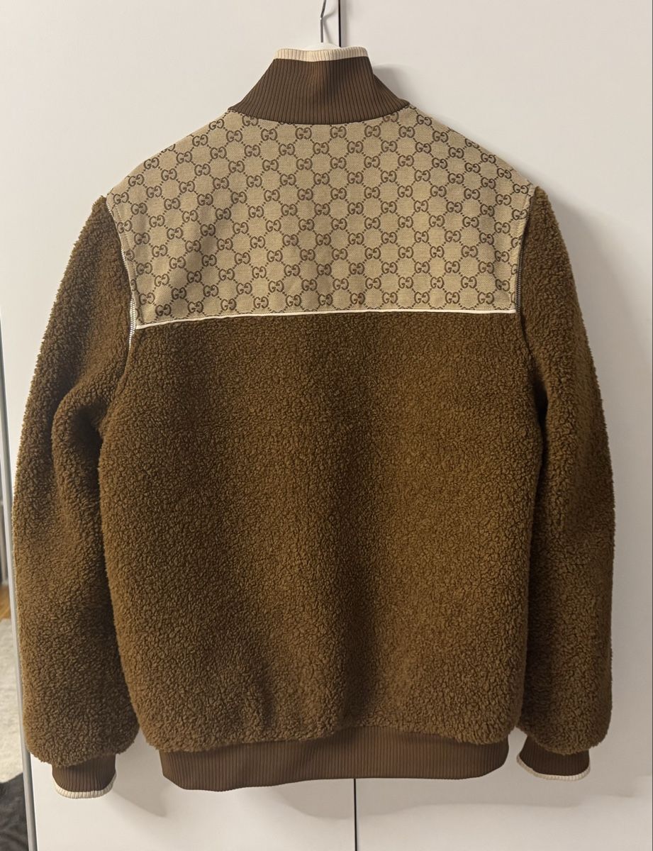 Gucci Giacche: Gucci GG Fleece Jacke Gr.M – Usato da Neftenbach venduto da dco_vy6w 1
