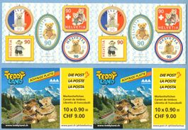 2005  Briefmarken - Heftchen 100 Jahre Teddybär   postfrisch