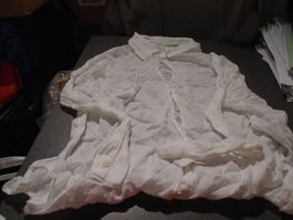 Bluse Grösse S, Bershka, weiss, lange Arme