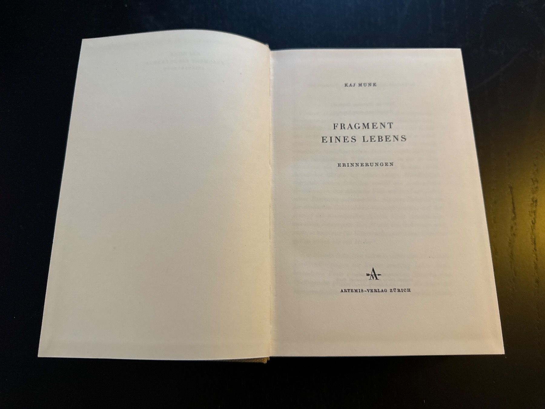 Libri: Fragment eines Lebens – Usato da Erstfeld venduto da Uhu1980 2