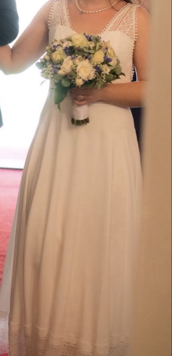 Vestiti: Hochzeitskleid, Gr. 36 mit Spitze! – Usato da St. Gallen venduto da mon_7snp 3