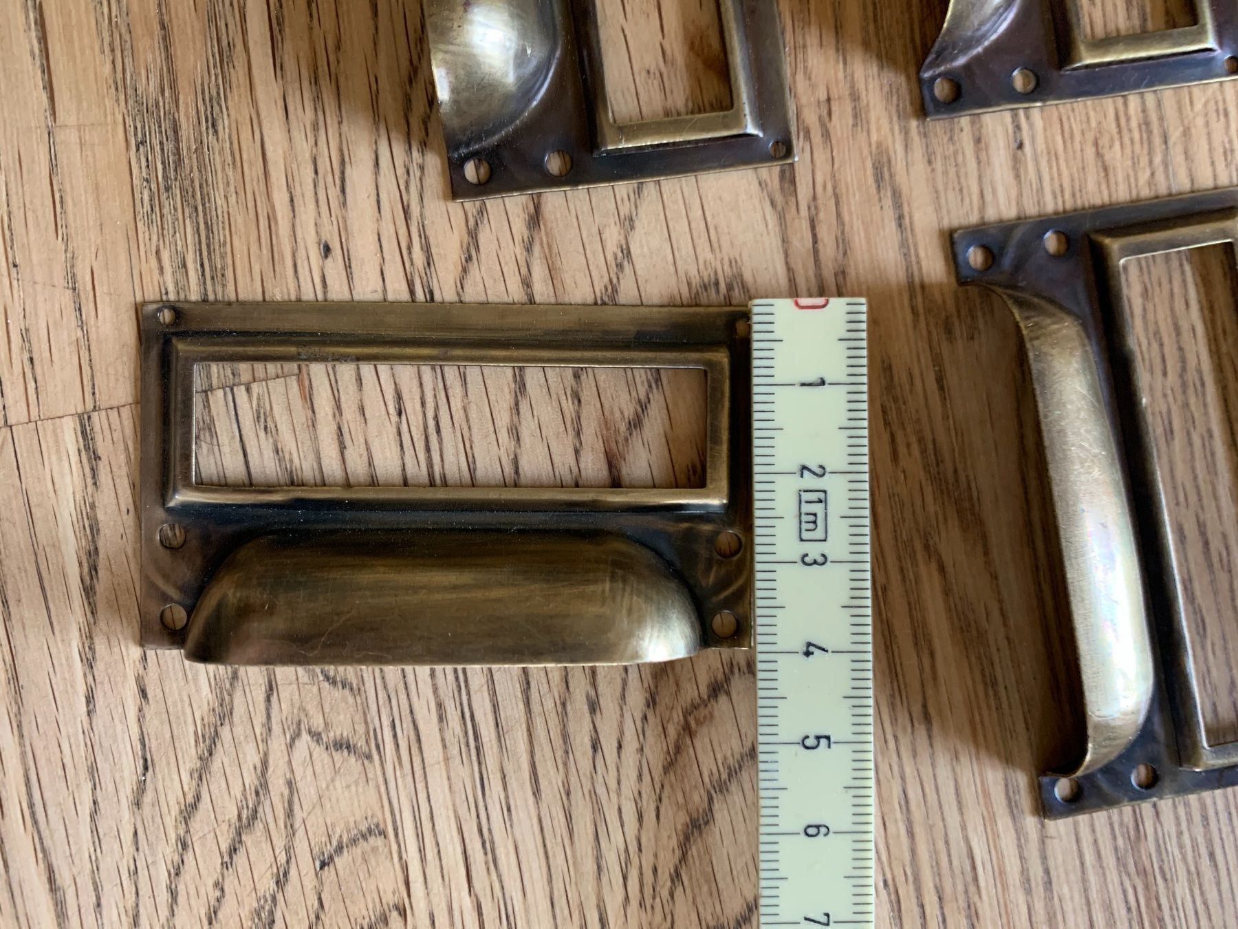 Ferramenta: 6 Messing Griffe für Möbel – Usato da Flawil venduto da Naphtali 2