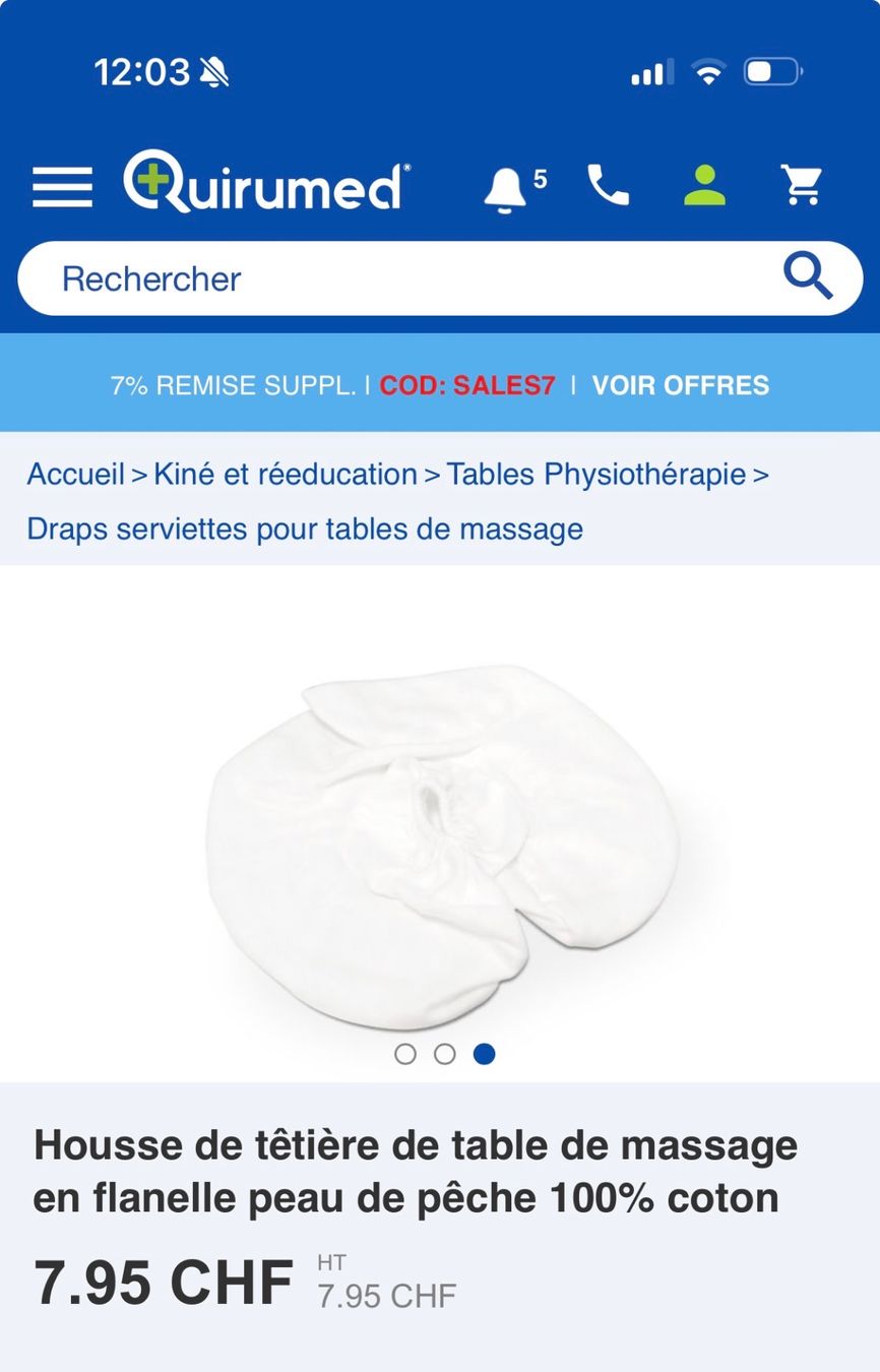 Lettini & sedie per cosmetici: Table de massage SPA pliante en bois – Usato da La Neuveville venduto da ste_rk86 5