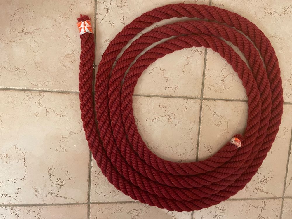 Corde Escalier Rampe Coton Jumbo 5m - Décoration et Confort