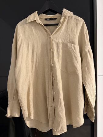 Zara Leinenbluse Gr. M