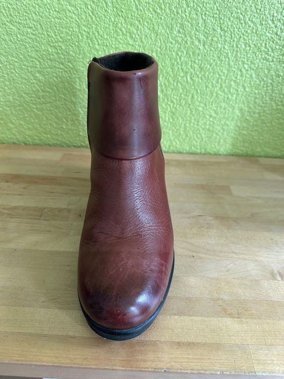 Bottines Cuir Véritable Noires Gémo - Taille 36, Talon 3cm, Semelle Cuir - Occasion Très Bon état