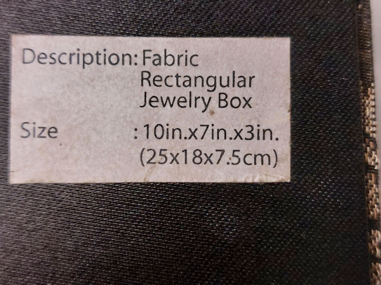 Portagioie: Rectangular jewelry box with mirror – Usato da Pambio Noranco venduto da TREBORLOP 1