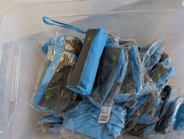 PETOX Hunde Spielzeug Kissen blau/grau 