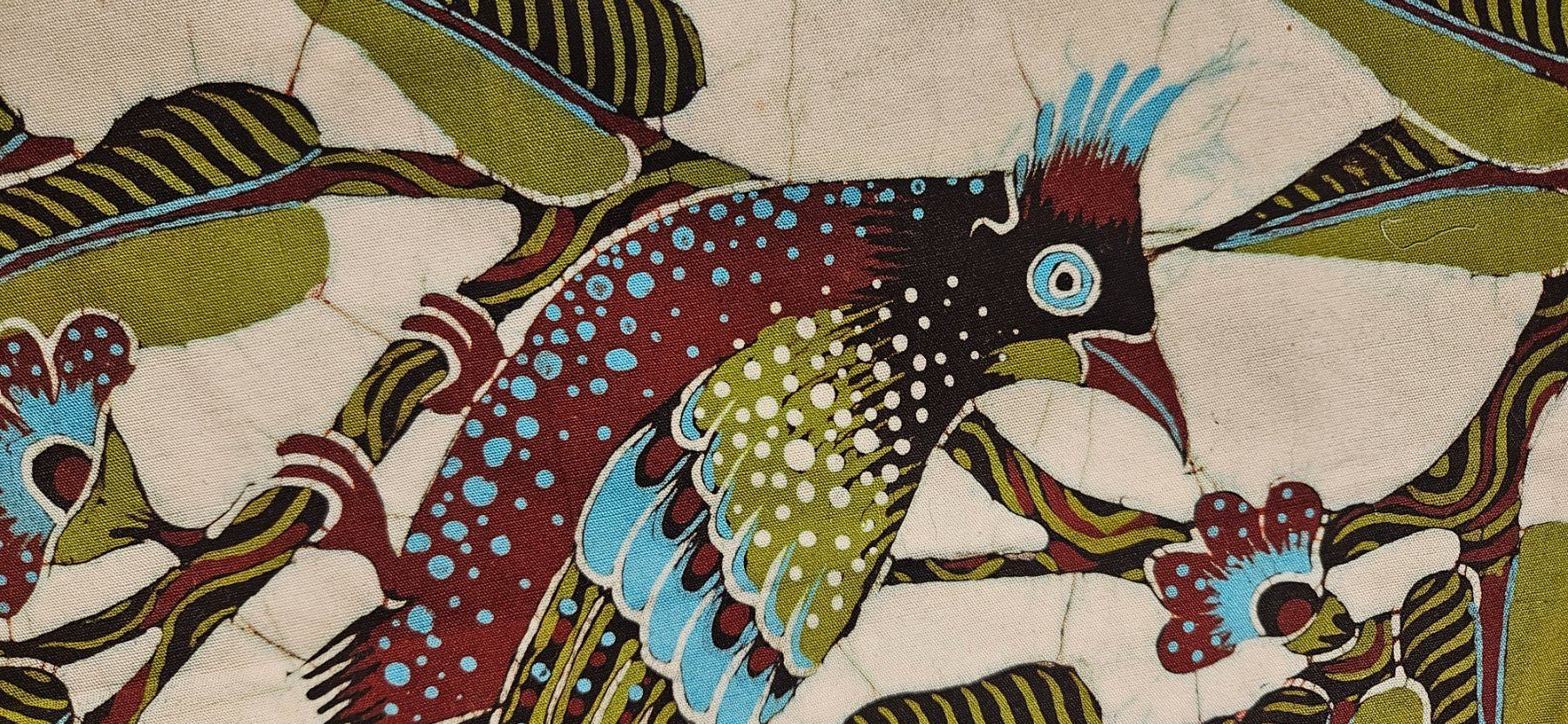 Tessuti: coupon tissu oiseau 22x37cm – Nuovo (secondo la descrizione) da Carouge GE venduto da Lea000 1
