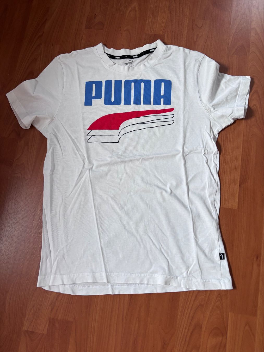 Puma T-Shirts: Puma Shirt M Weiss Baumwolle – Gebraucht aus Balsthal von Uroby