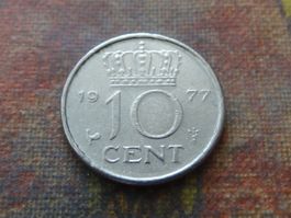 PAYS-BAS  Nederland  10  Cent  1977