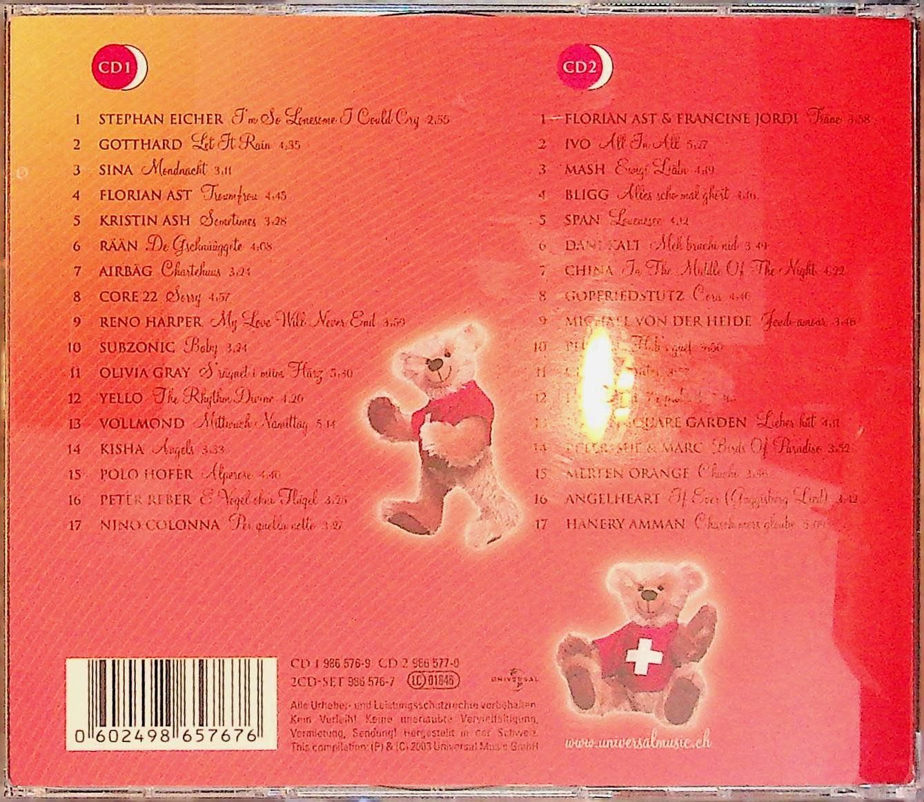 CDs: Doppel-CD  Schmusebär Liebeslieder us de Schwiiz – Gebraucht aus Reitnau von Zaomir 1