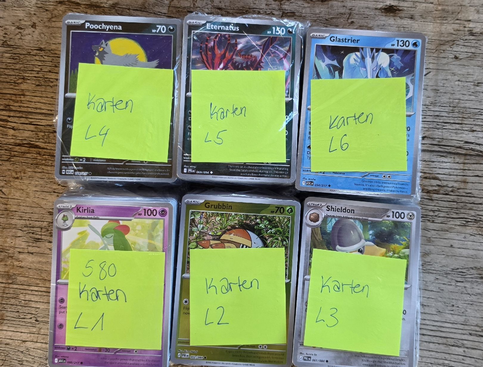 Pokémon Carte collezionabili: 580 Pokemonkarten – Nuovo (secondo la descrizione) da Dagmersellen venduto da Zifry73