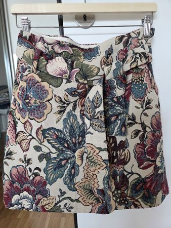 Sezane floral mini skirt - Size 38